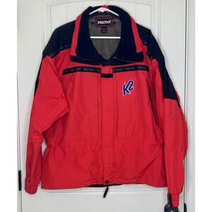 VINTAGE MARMOT MENS GORE-TEX SHELL SKI RAIN JACKET Red K2 Size Large